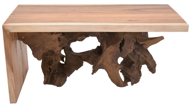 ΤΡΑΠΕΖΙ ΣΑΛΟΝΙΟΥ CARDI INART ΚΑΡΥΔΙ TEAK ΞΥΛΟ 110X60X50ΕΚ