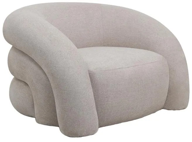 Πολυθρόνα Lexy κρεμ ύφασμα 99x88x62εκ 100x89.5x60 εκ.