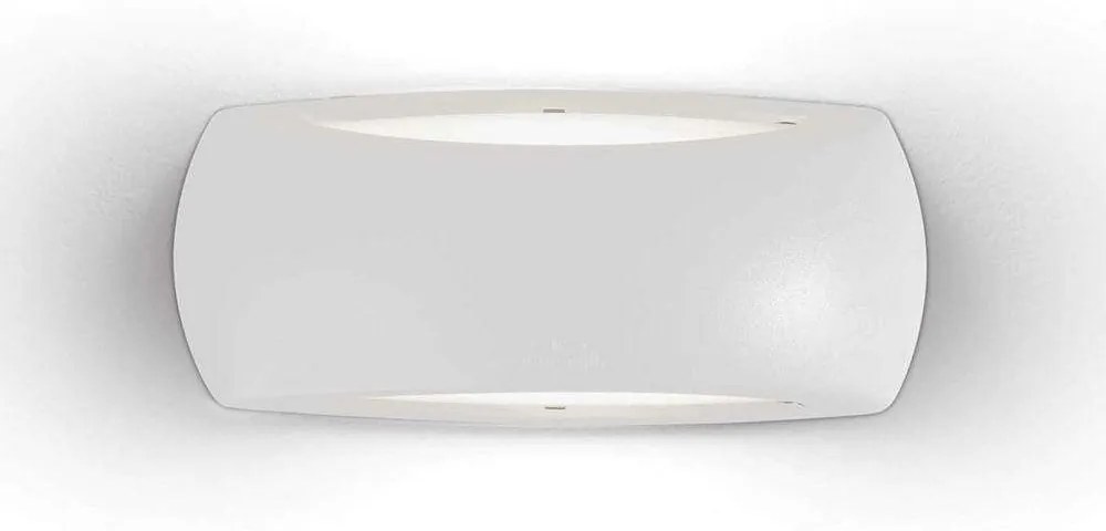 Φωτιστικό Τοίχου Francy-1 123745 30x13x8,5cm 1xE27 23W IP66 White Ideal Lux