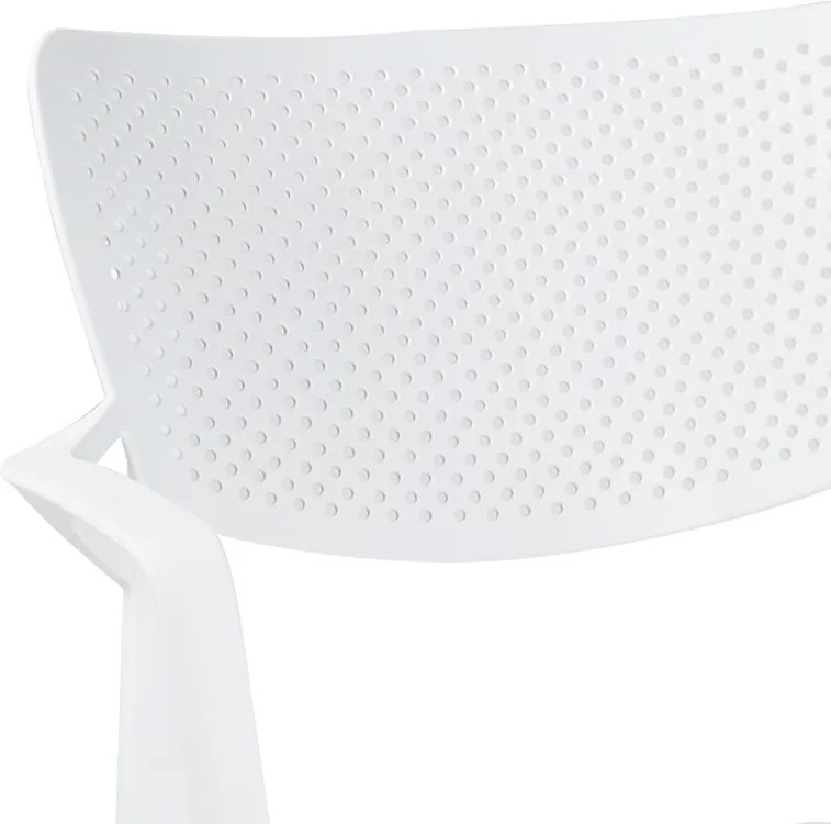 Πολυθρόνα Frontline pakoworld PP λευκό