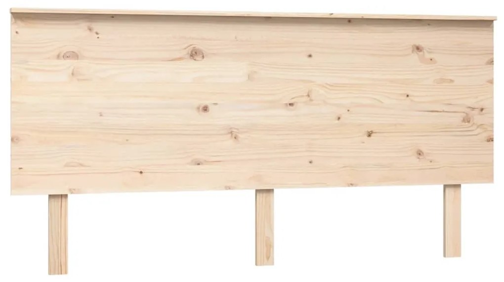vidaXL Κεφαλάρι Κρεβατιού 164 x 6 x 82,5 εκ. από Μασίφ Ξύλο Πεύκου