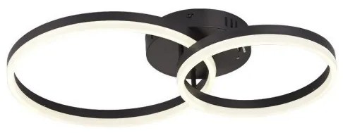 Κρεμαστό Φωτιστικό Οροφής LED 45W IP20 3CCT 70cm Inlight-6094-B-Black-Μαύρο 6094-B-Black