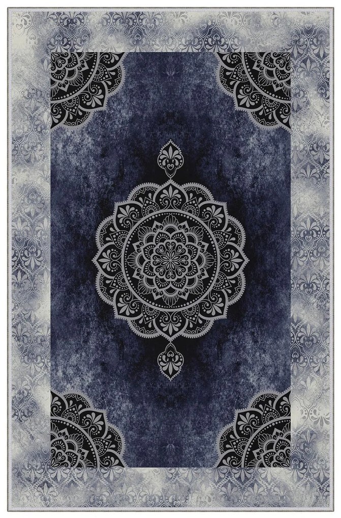 Χαλί Hmnt724 474HFT2839 Blue-Grey Conceptum Hypnose 80X300cm