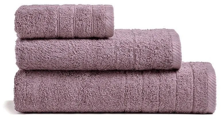 Πετσέτα Fresca Grey Lilac Melinen Προσώπου 50x90cm 100% Cotton