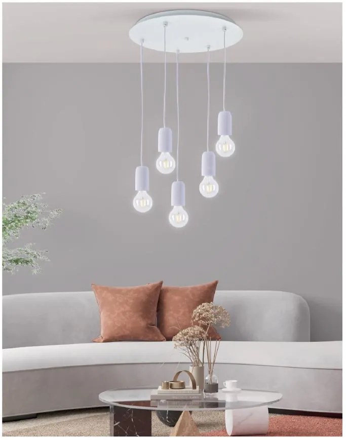 Φωτιστικό Οροφής  SE 149-WH IRIS PENDANT LAMP WHITE 1Z3 - 77-3579 - 51W - 100W - 77-3579