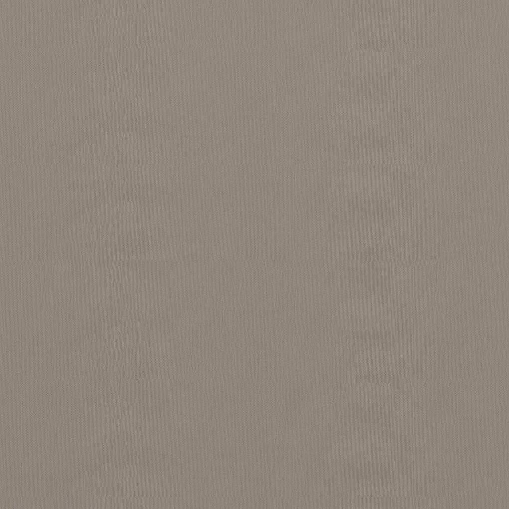 Διαχωριστικό Βεράντας Taupe 75 x 600 εκ. Ύφασμα Oxford - Μπεζ-Γκρι