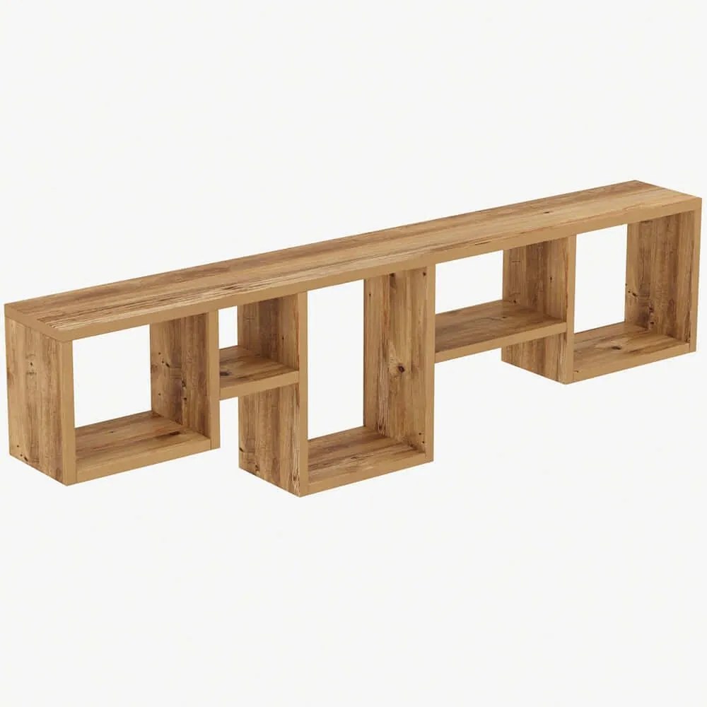 Ραφιέρα Τοίχου Amanos 854KLN1726 120x17x32cm Pine