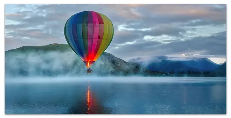 Πίνακας σε καμβά &quot;Air Balloon&quot; Megapap ψηφιακής εκτύπωσης 120x60x3εκ.