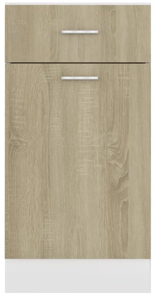 vidaXL Ντουλάπι με Συρτάρι Sonoma Δρυς 40x46x81,5 εκ. Επεξ. Ξύλο