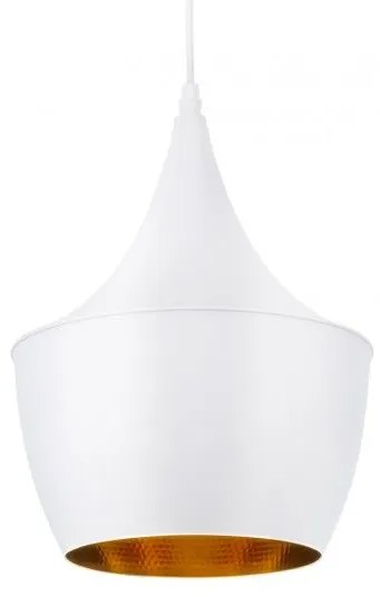 Κρεμαστό Φωτιστικό SHANGHAI WHITE Μέταλλο Φ25 Λευκό 01026-A Globostar 01026-A Λευκό