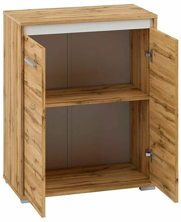 Ντουλάπι Madison 168, Wotan δρυς, 85x69x34cm, Πλαστικοποιημένη μοριοσανίδα