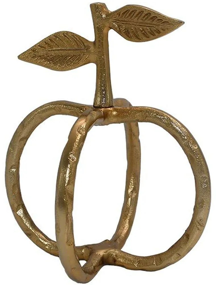 Διακοσμητικό Επιτραπέζιο Apple 948-124-001 16x20cm Gold Αλουμίνιο