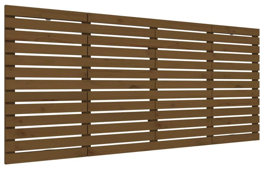 vidaXL Κεφαλάρι Τοίχου Μελί 206 x 3 x 91,5 εκ. από Μασίφ Ξύλο Πεύκου