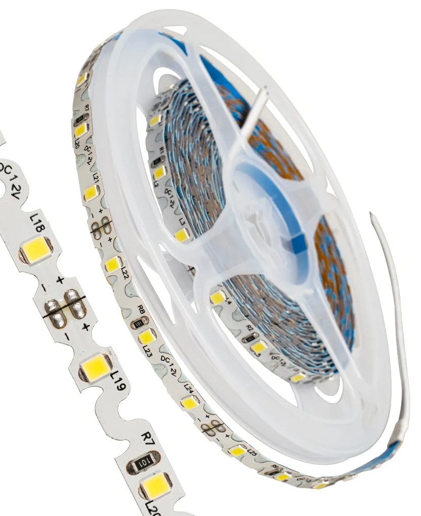 GloboStar® 70041 Ταινία LED Τύπου S Ζιγκ Ζαγκ SMD 2835 5m 6W/m 60LED/m 942lm/m 120° DC 12V IP20 Φυσικό Λευκό 4500K - 5 Χρόνια Εγγύηση