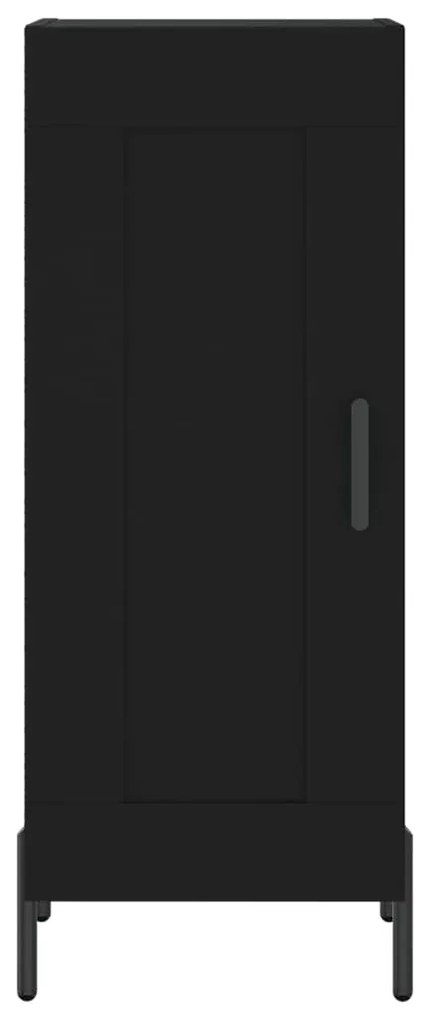 vidaXL Ντουλάπι Μαύρο 34,5 x 34 x 90 εκ. από Επεξεργασμένο Ξύλο