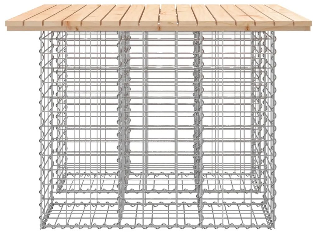 vidaXL Παγκάκι Κήπου Συρματοκιβώτιο 100x102x72 εκ. Μασίφ Ξύλο Πεύκου