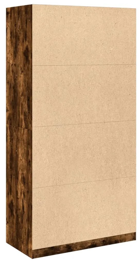 vidaXL Ντουλάπα Καπνιστή Δρυς 100x50x200 εκ. από Επεξεργασμένο Ξύλο