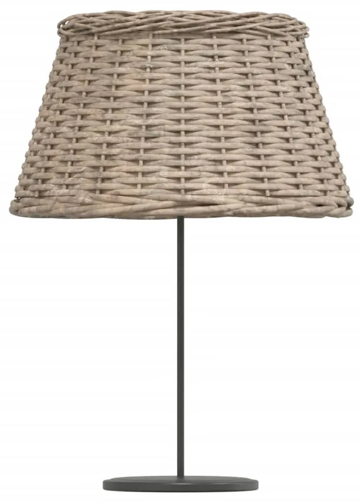 vidaXL Καπέλο Φωτιστικού Καφέ Ø50x30 εκ. από Wicker