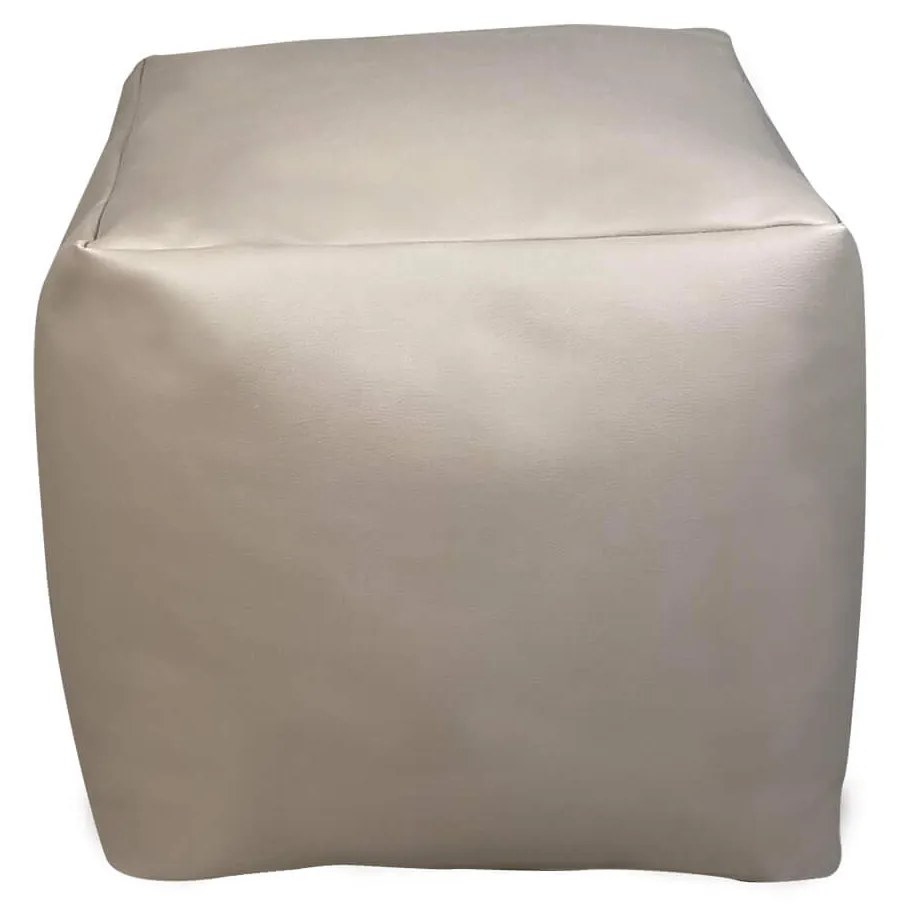 Tesias Πουφ σκαμπό Γκρι Ελεφαντί Δερματίνη 45x45x45cm
-Tesias TES-1441