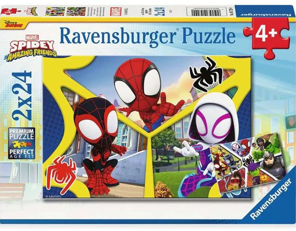 Παζλ Marvel Spidey 5729 Και Οι Καταπληκτικοί Φίλοι Του 2x24Τμχ. Multi Ravensburger