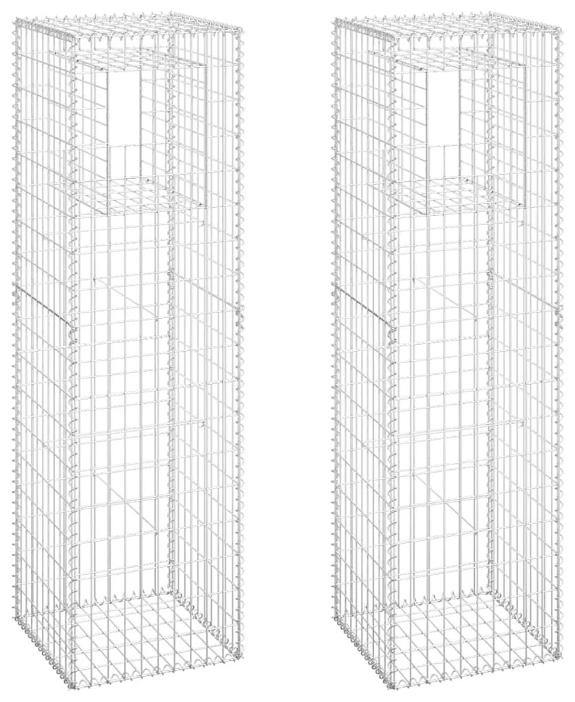 ΣΥΡΜΑΤΟΚΙΒΩΤΙΑ ΣΤΥΛΟΙ 2 ΤΕΜ. 50 X 50 X 180 ΕΚ. ΣΙΔΕΡΕΝΙΟΙ 151273