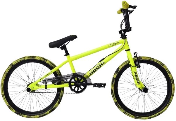 Freestyle 20 Inch Junior Rim Brakes YellowBlackRock