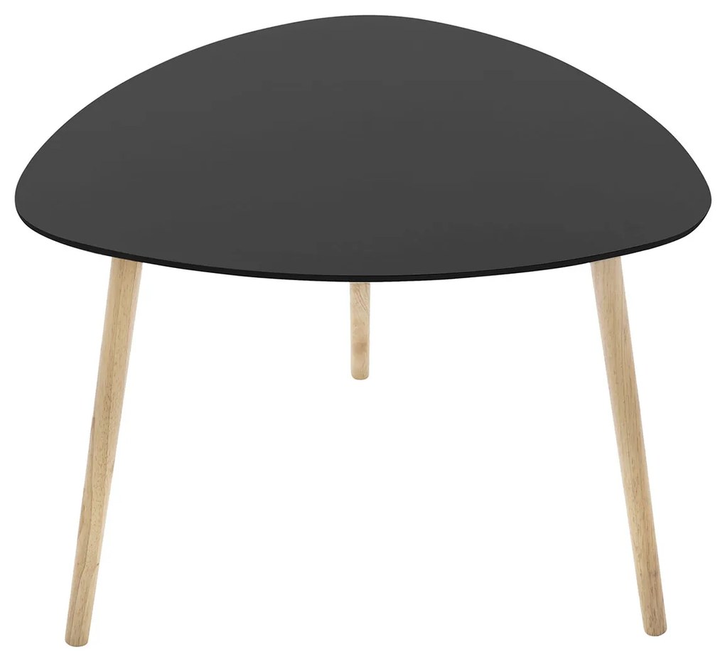 Βοηθητικό Τραπεζάκι (Φ60x40) A-S Mileo Black 157058G
