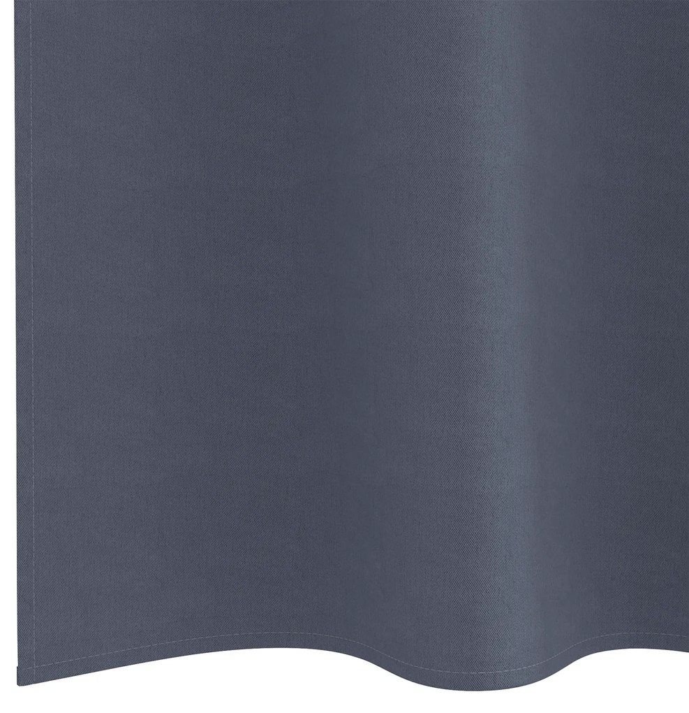 vidaXL Κουρτίνες με κουρτίνες 2 pcs Ανθρακί 225 x 140 εκ. Πολυεστέρας
