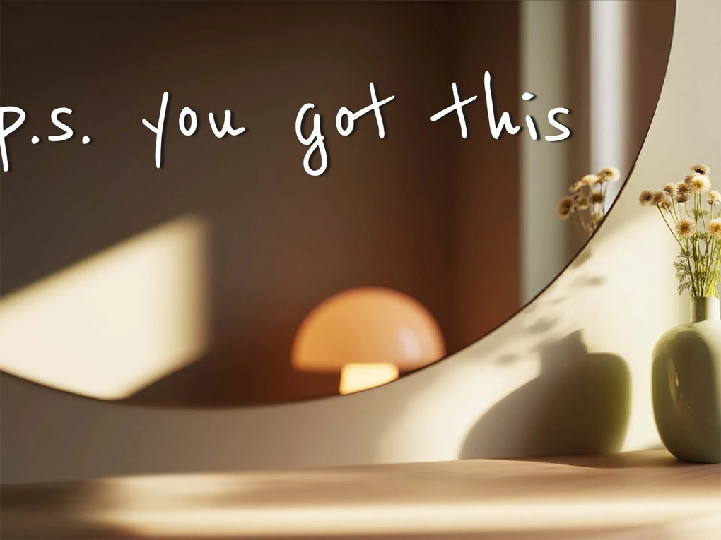 Αυτοκόλλητο για καθρέφτη S34 – P.S. you got this