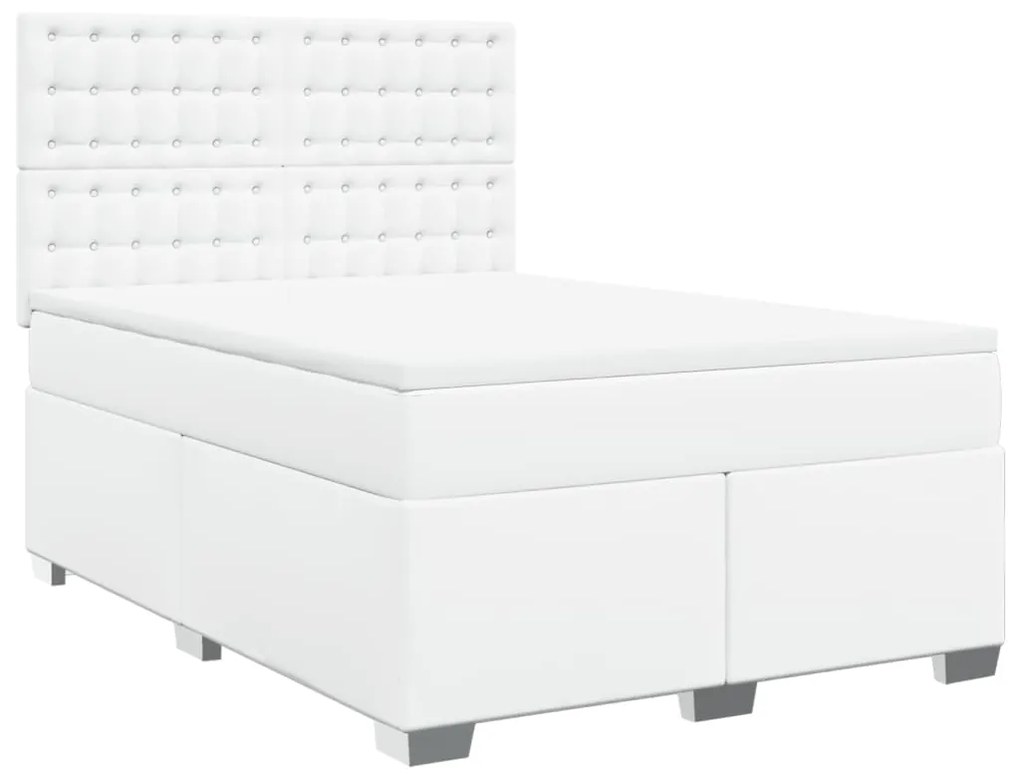 ΚΡΕΒΑΤΙ BOXSPRING ΜΕ ΣΤΡΩΜΑ ΛΕΥΚΟ 160X200ΕΚ.ΑΠΟ ΣΥΝΘΕΤΙΚΟ ΔΕΡΜΑ 3293029