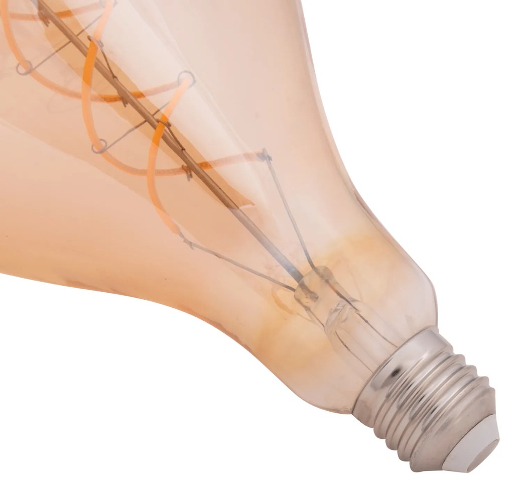 ΛΑΜΠΤΗΡΑΣ A160 LED FILAMENT 8W E27 3000K TEA COLOR DIMMABLE HM4052.02 - 3000K - HM4052.02