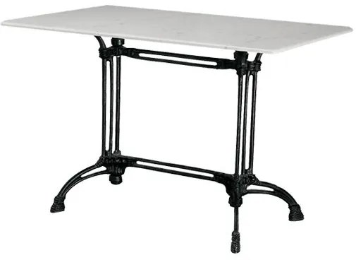 WOODWELL EKO Τραπέζι Αίθριο Μαντέμι, Μάρμαρο 70x110x74cm Ε894