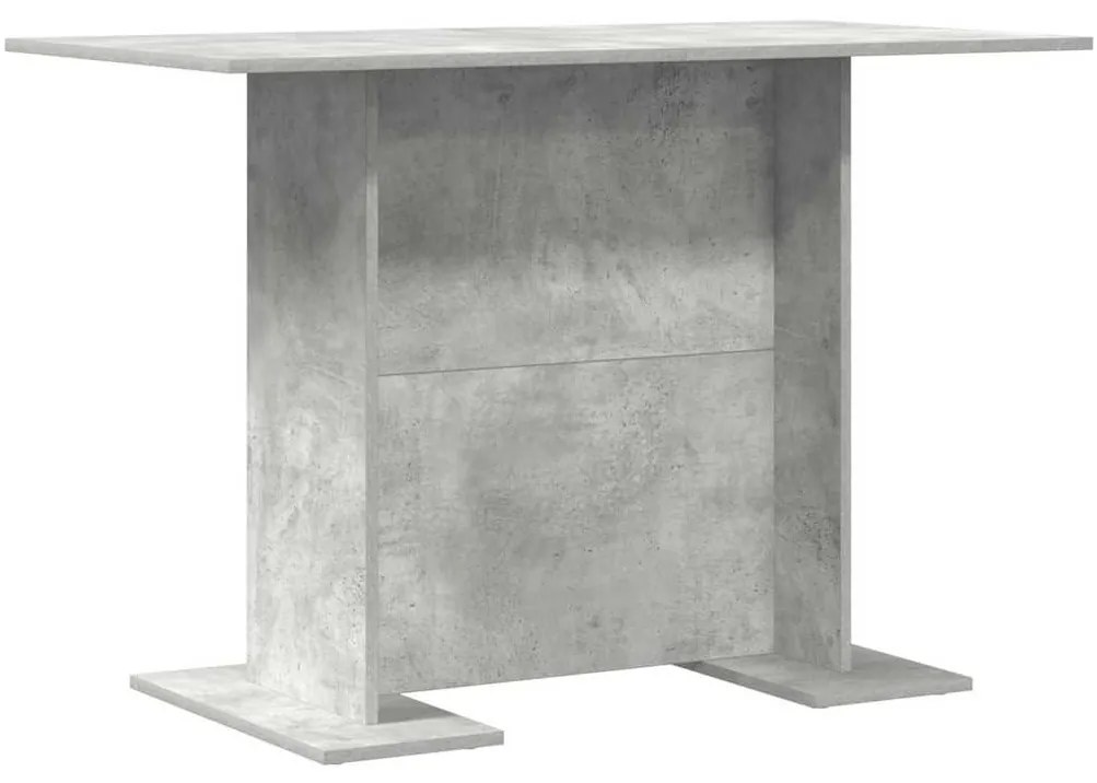 vidaXL Τραπεζαρία Γκρι σκυροδέματος 110 x 60 x 75 cm