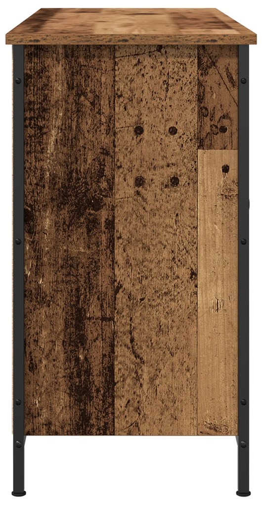 vidaXL Ντουλάπα TV Artisan Oak 101x35x65 cm Επεξεργασμένο Ξύλο και Χάλυβας