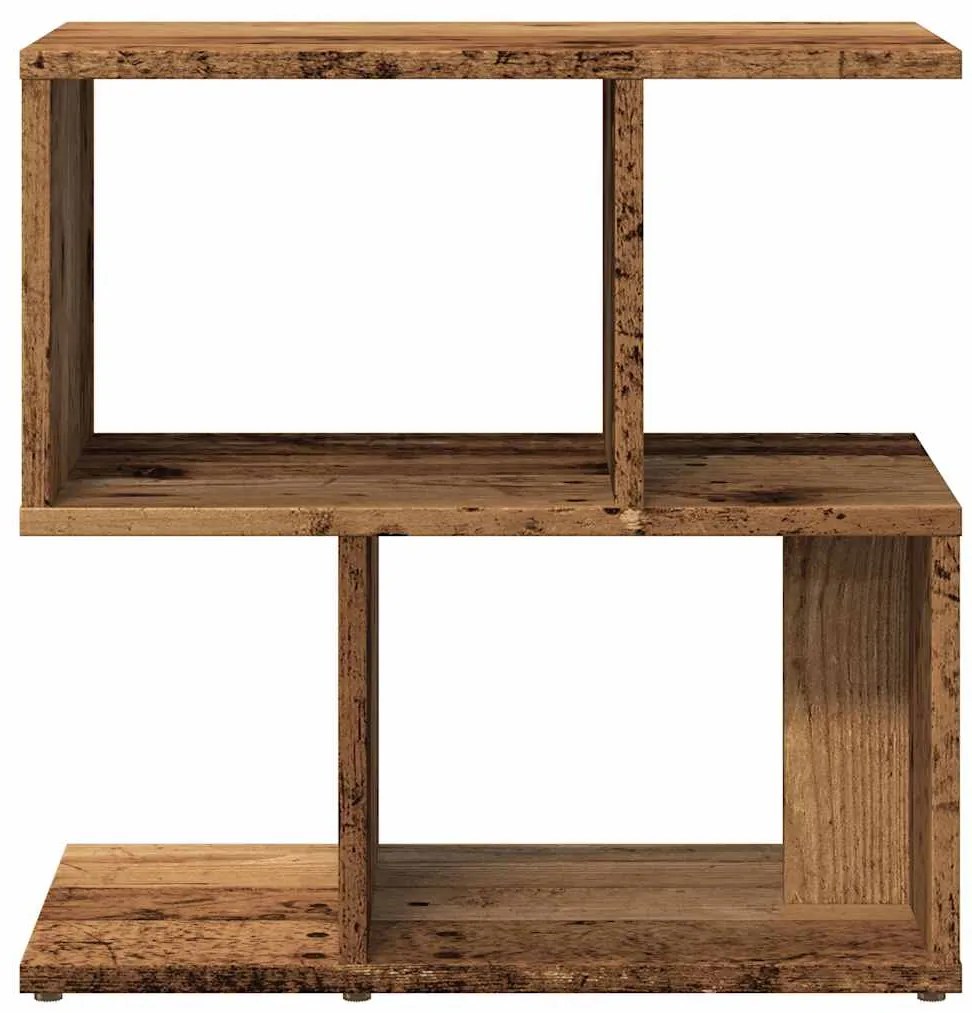 vidaXL Κομοδίνα 2 τεμάχια Παλιό ξύλο 50x30x51,5 cm Κατασκευασμένο ξύλο