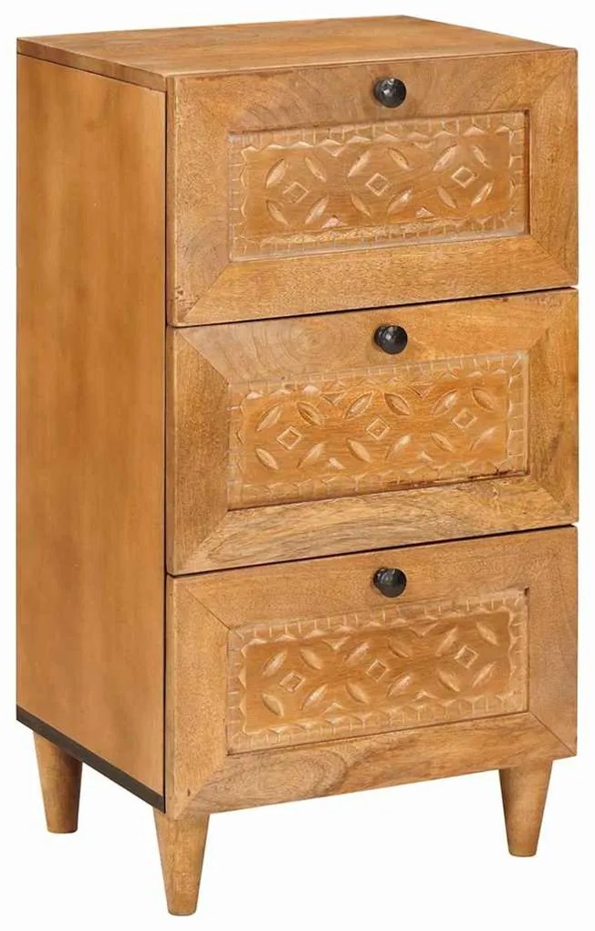 Πλαϊνό γραφείο με συρτάρι Ανοιχτό καφέ 33.5 x 40 x 75 εκ