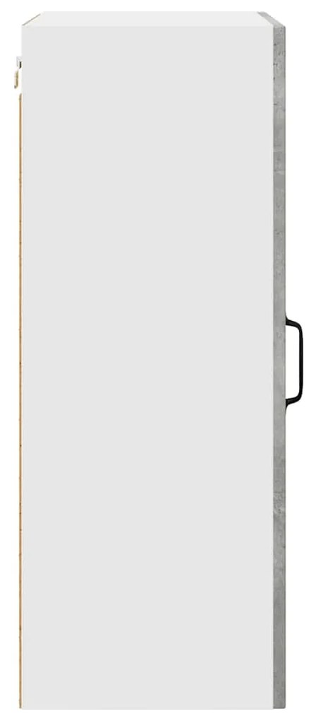 vidaXL Ντουλάπα Κουζίνας με ράφι Σκυρόδεμα Γκρι 50 x 31 x 80 εκ.