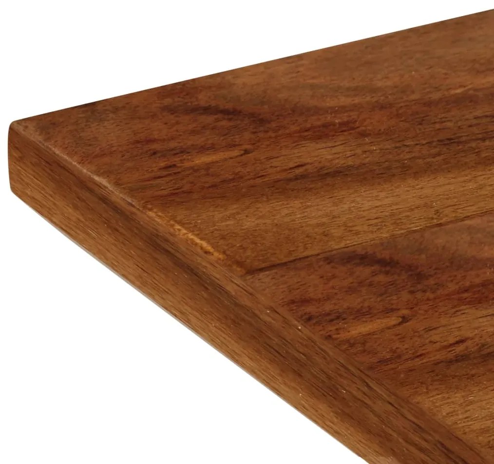 vidaXL Πάγκος Τραπεζαρίας 160x40x45 εκ. από Μασίφ Ξύλο Ακακίας/Ατσάλι