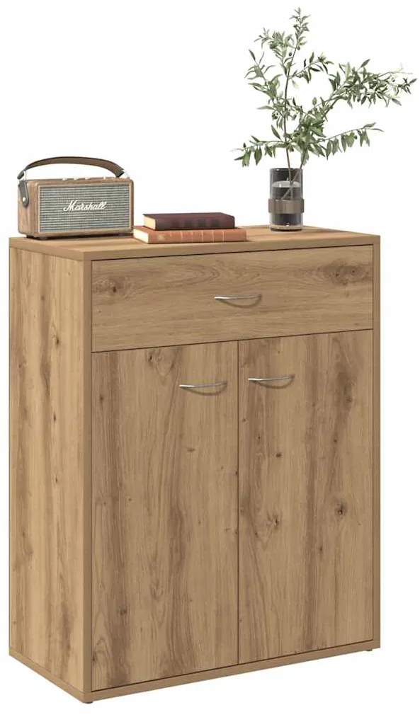 vidaXL Sideboard Artisan Oak 60x30x75 cm Κατασκευασμένο ξύλο