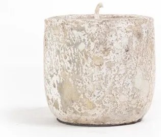 Κεραμικό Κηροπήγιο Mingi White Classic Small (11x11x10) Soulworks 0630065