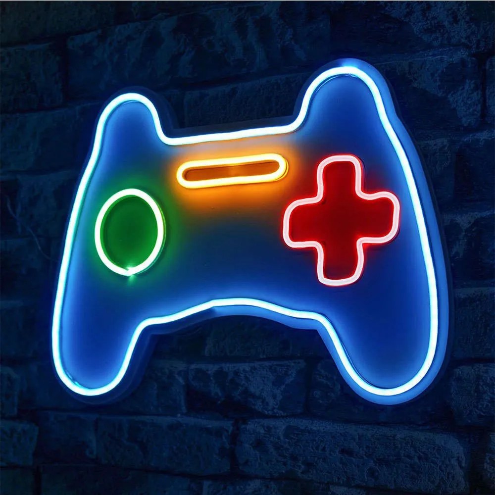 Διακοσμητικό Φωτιστικό Τοίχου Play Station Controller 395NGR2325 40x3x29cm Led 10W Multi Wallity