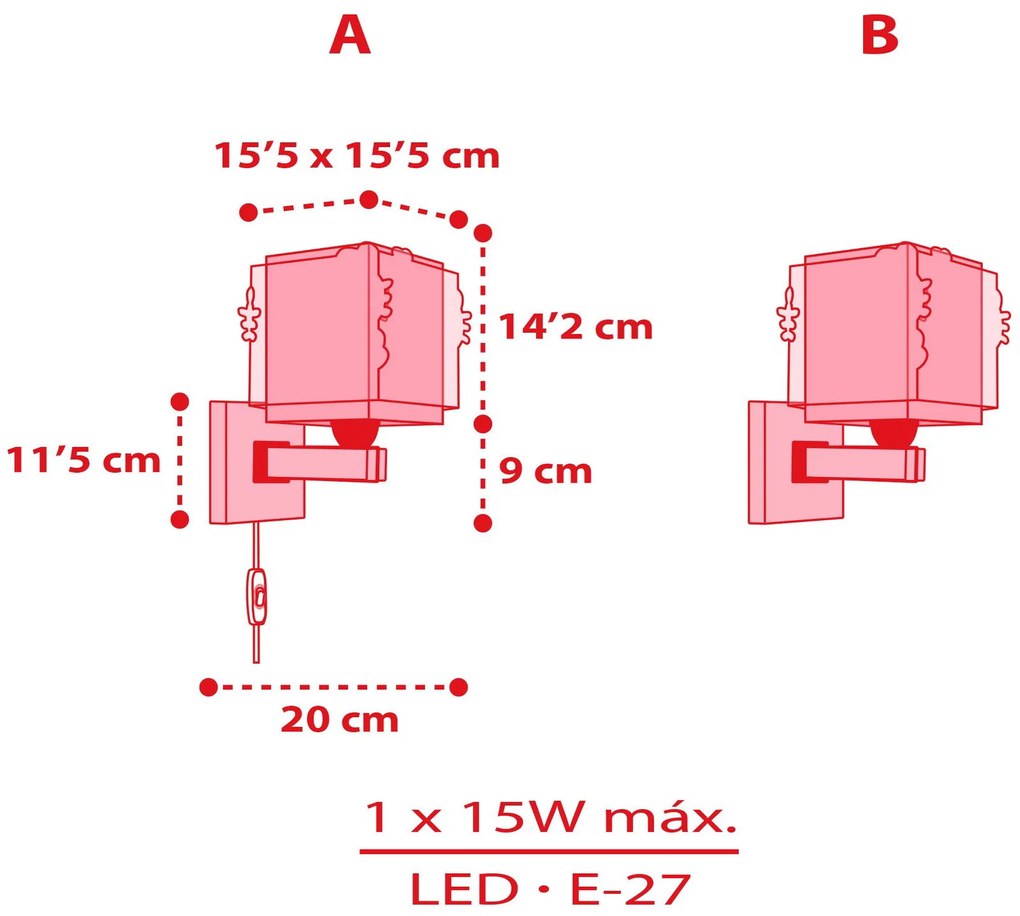 Απλίκα τοίχου Ango Hello Kitty