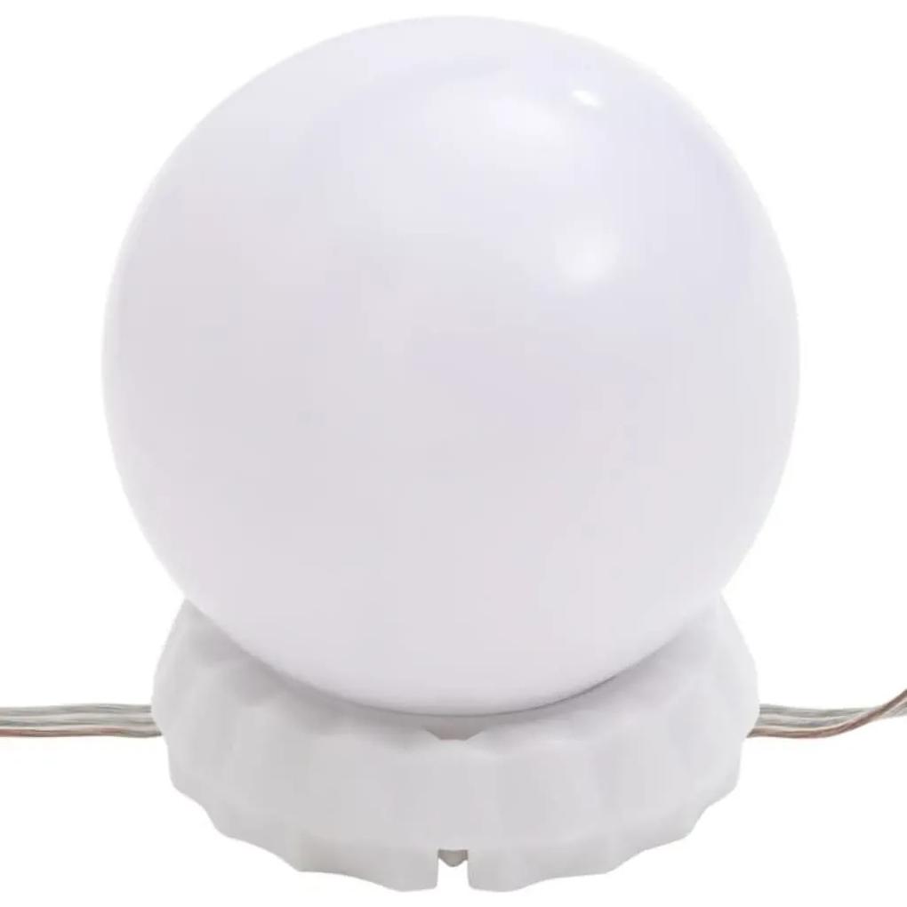 Μπουντουάρ με LED Σετ Λευκό 86,5 x 35 x 136 εκ. - Λευκό