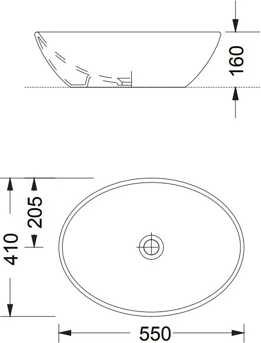 Νιπτήρας μαρμάρινος Mica Fossil-Anthraki