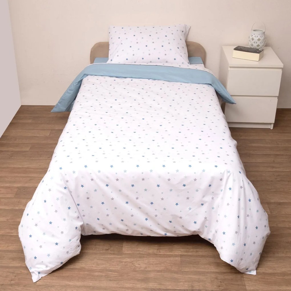 Κουβερλί Ημίδιπλο (Σετ 180x240) Viopros Kids Ίκαρος Σιέλ