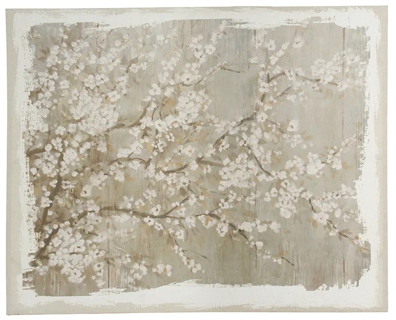 Artekko Blossom Μπεζ Πίνακας σε Καμβά MDF (121.9x3.8x152.4)cm Artekko 32231