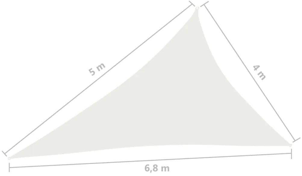 Πανί Σκίασης Λευκό 4 x 5 x 6,8 μ. από HDPE 160 γρ./μ² - Λευκό