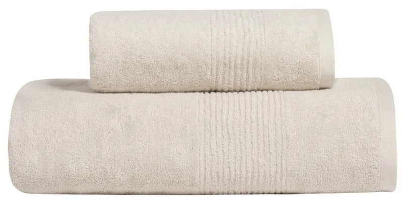 Πετσέτα Lusso 26 Ecru Kentia Προσώπου 50x100cm Modal,Βαμβάκι