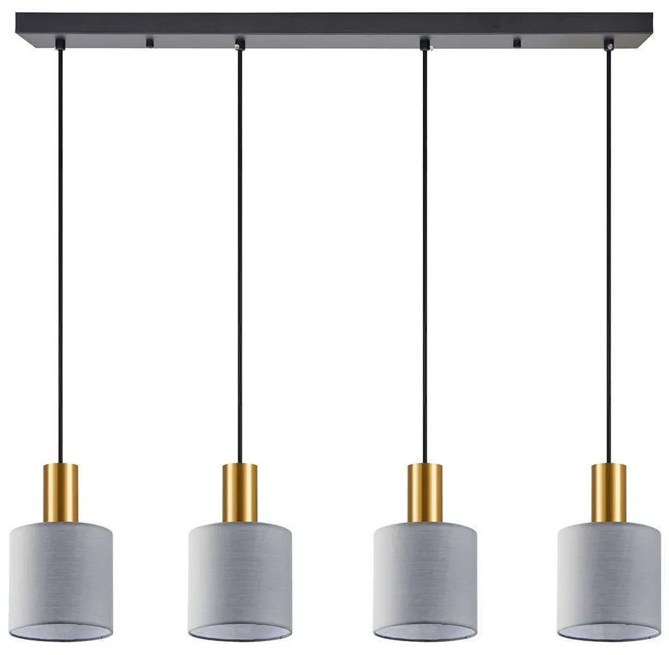 Φωτιστικό Οροφής - Ράγα Adept Tube 77-8609 85x15x300cm 4xE27 60W Multi-Grey Homelighting