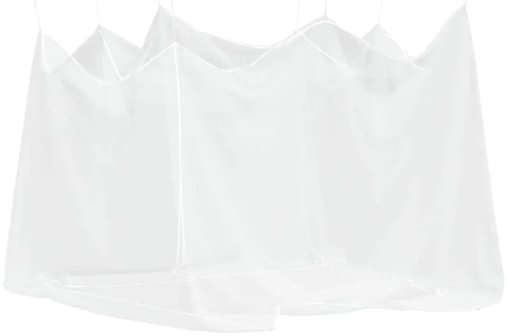 vidaXL Κουνουπιέρα Εσωτ./Εξ. Χώρου 156 Λευκή 300x300x250εκ. από Δίχτυ